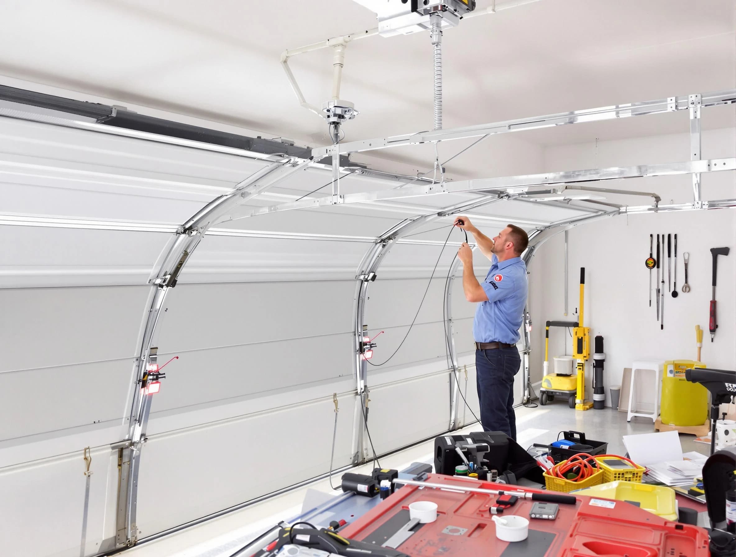 Garage door cable repair service by Park City Garage Door Repair in Park City