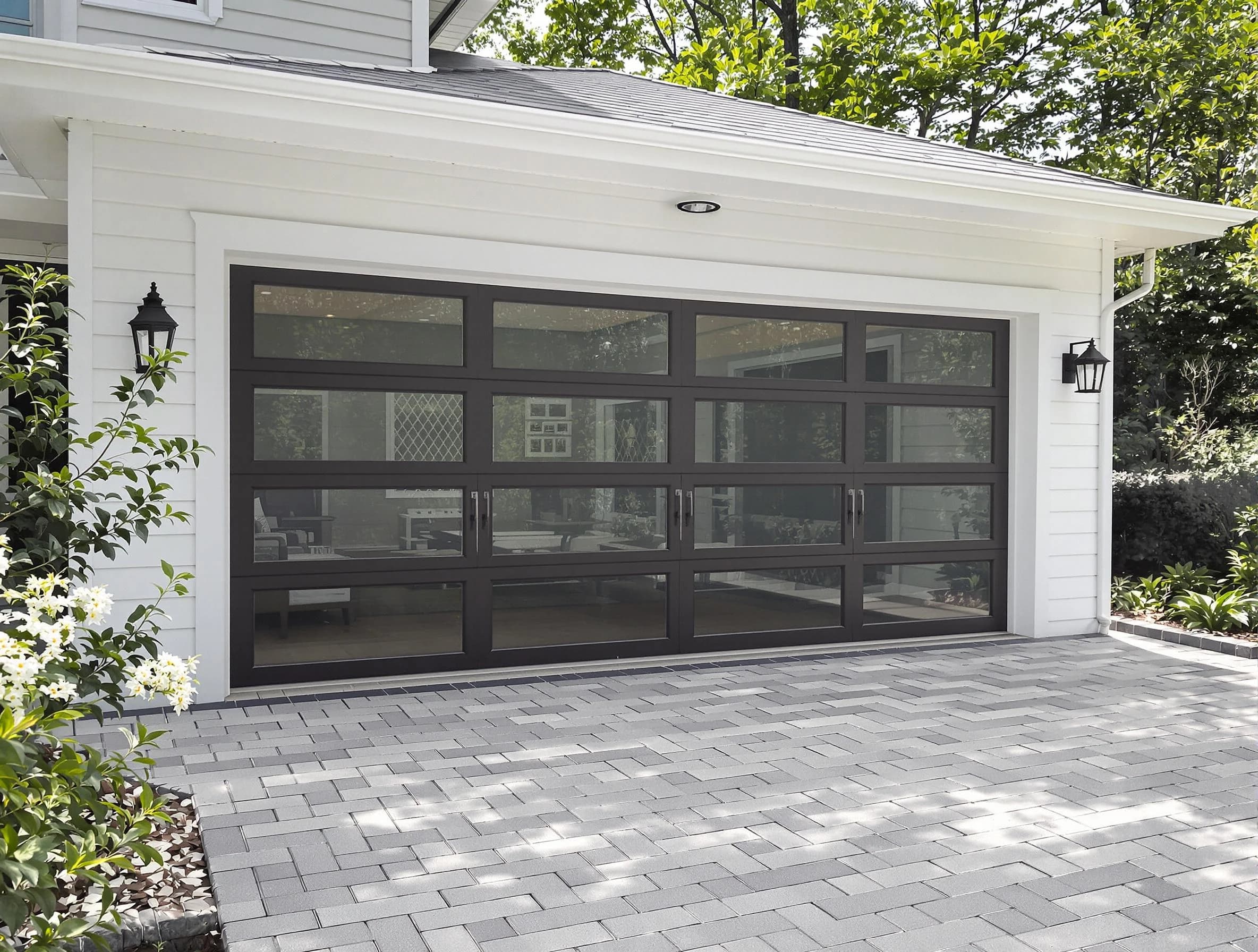 Park City Garage Door Repair design specialist presenting custom garage door options to Park City homeowner