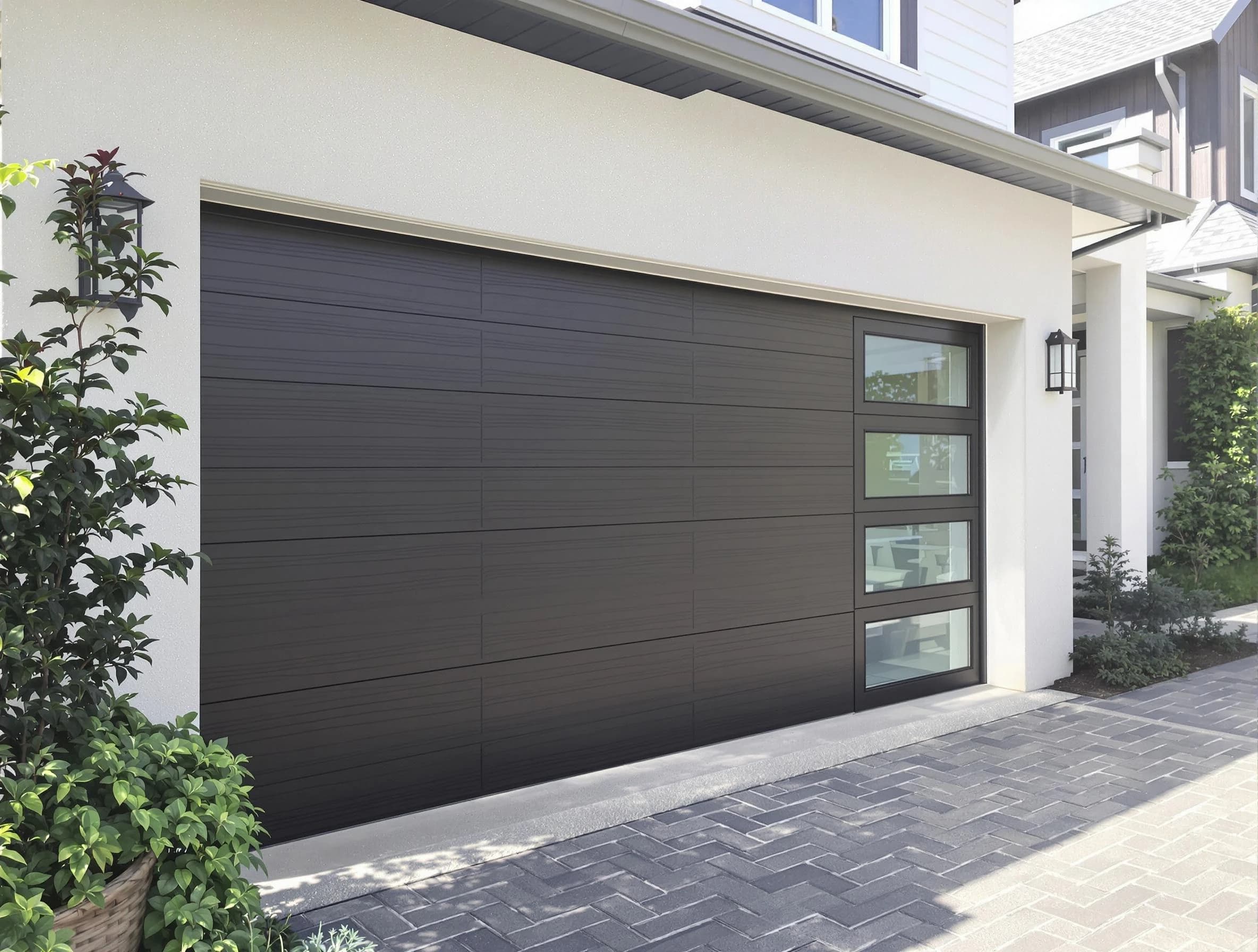 Custom garage door installation by Park City Garage Door Repair in Park City