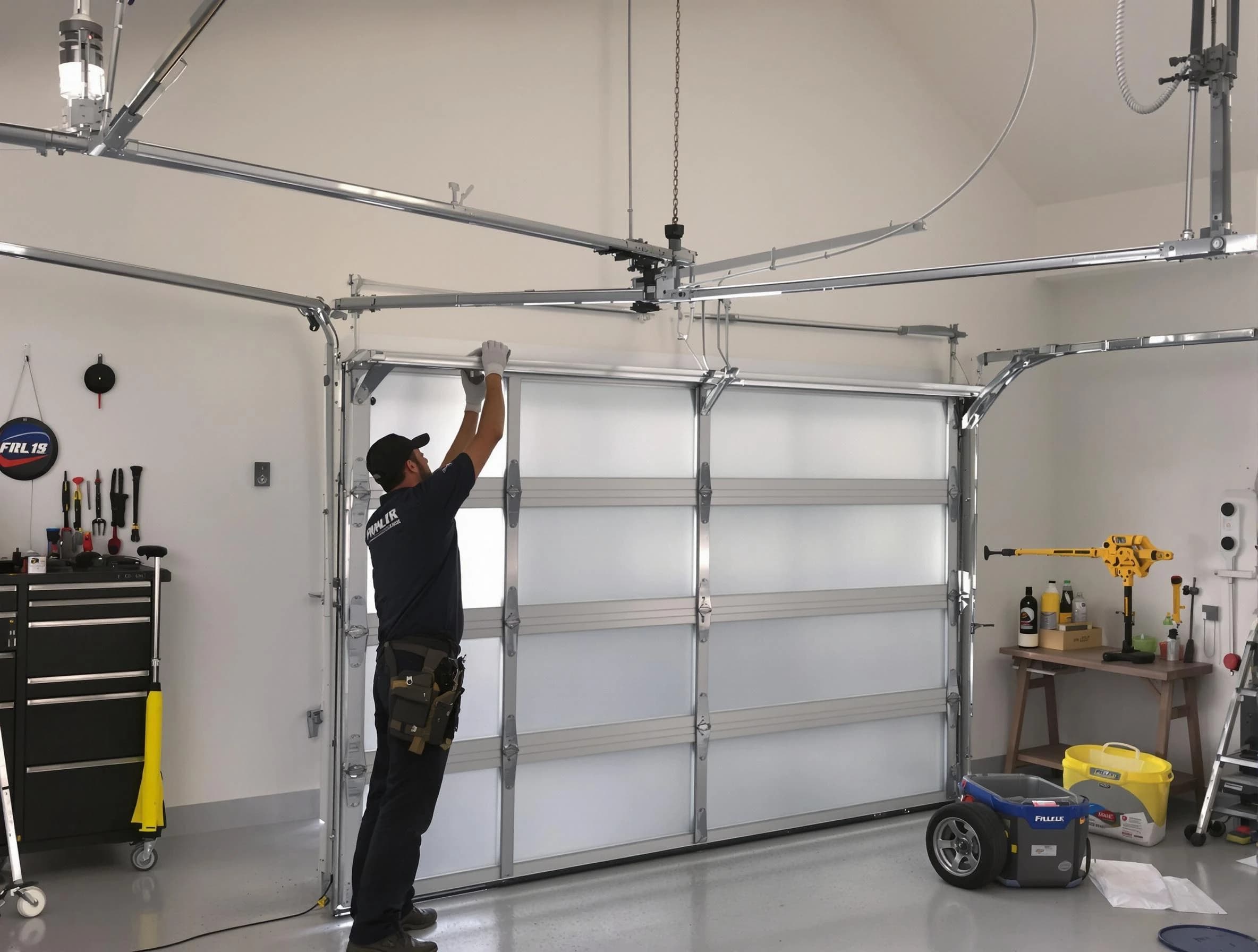 Park City Garage Door Repair certified team performing precision garage door installation in Park City