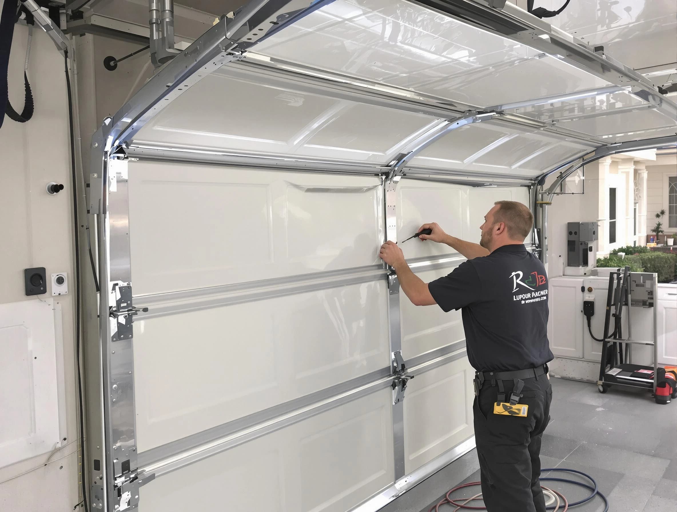 Park City Garage Door Repair professional performing panel repair in Park City