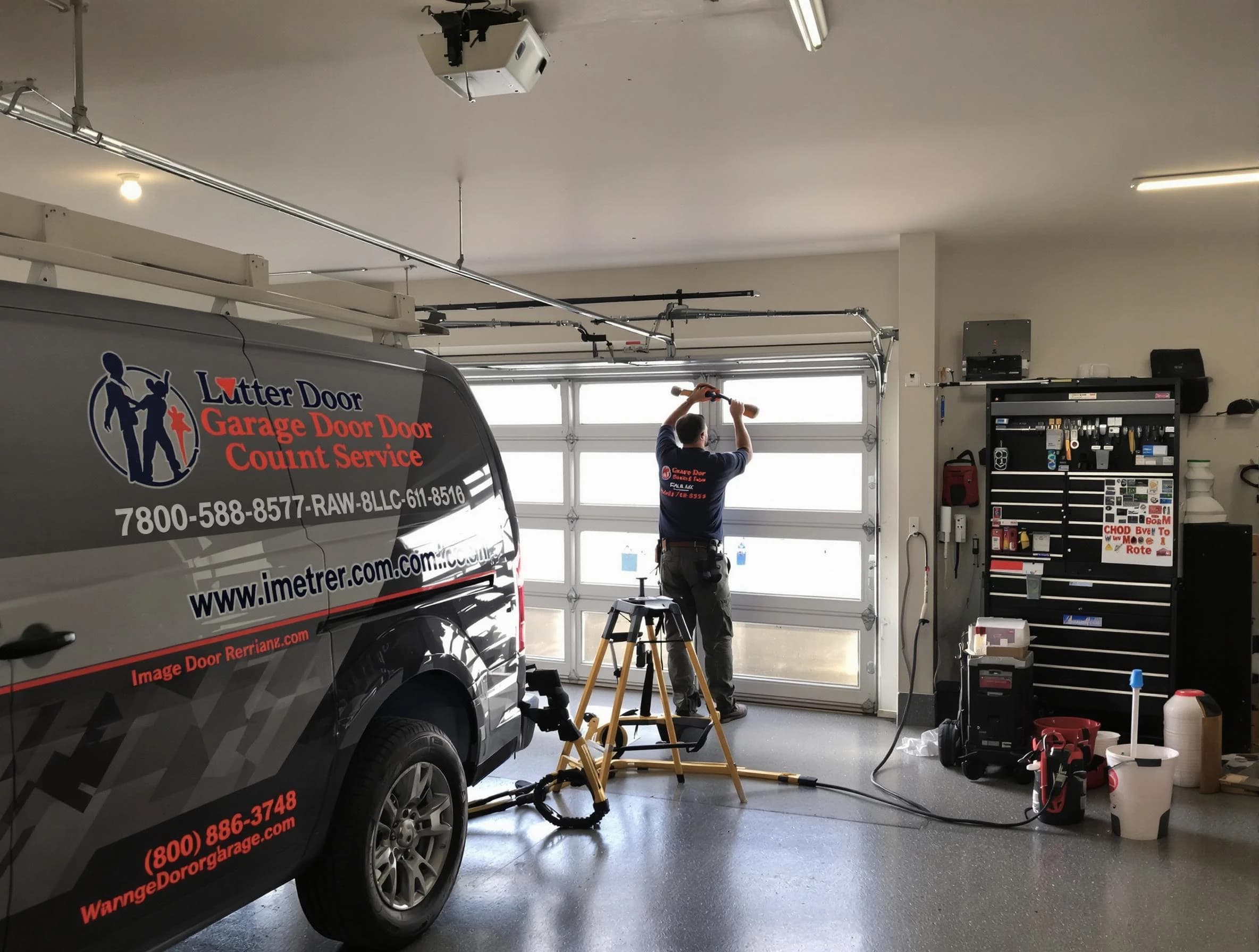 Park City Garage Door Repair rapid response team performing same-day repair in Park City
