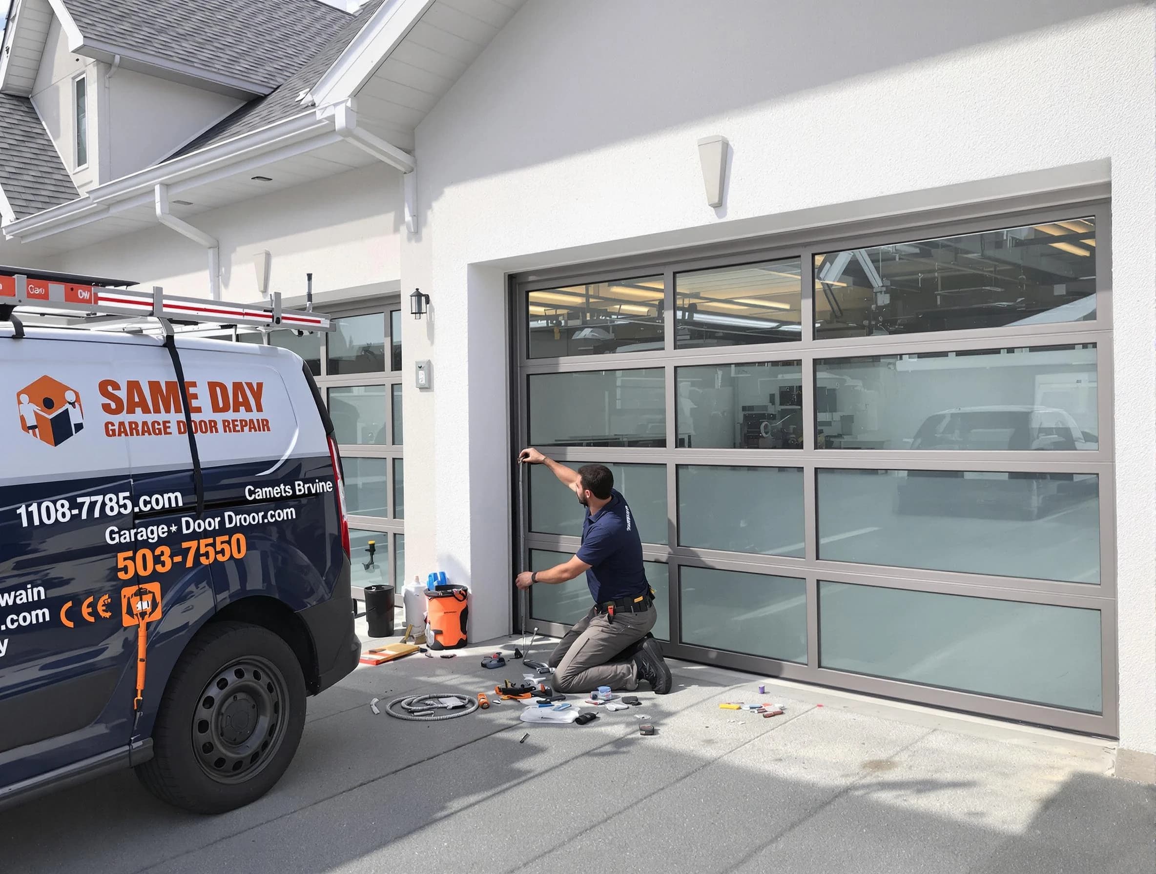 Same-day garage door repair service by Park City Garage Door Repair in Park City