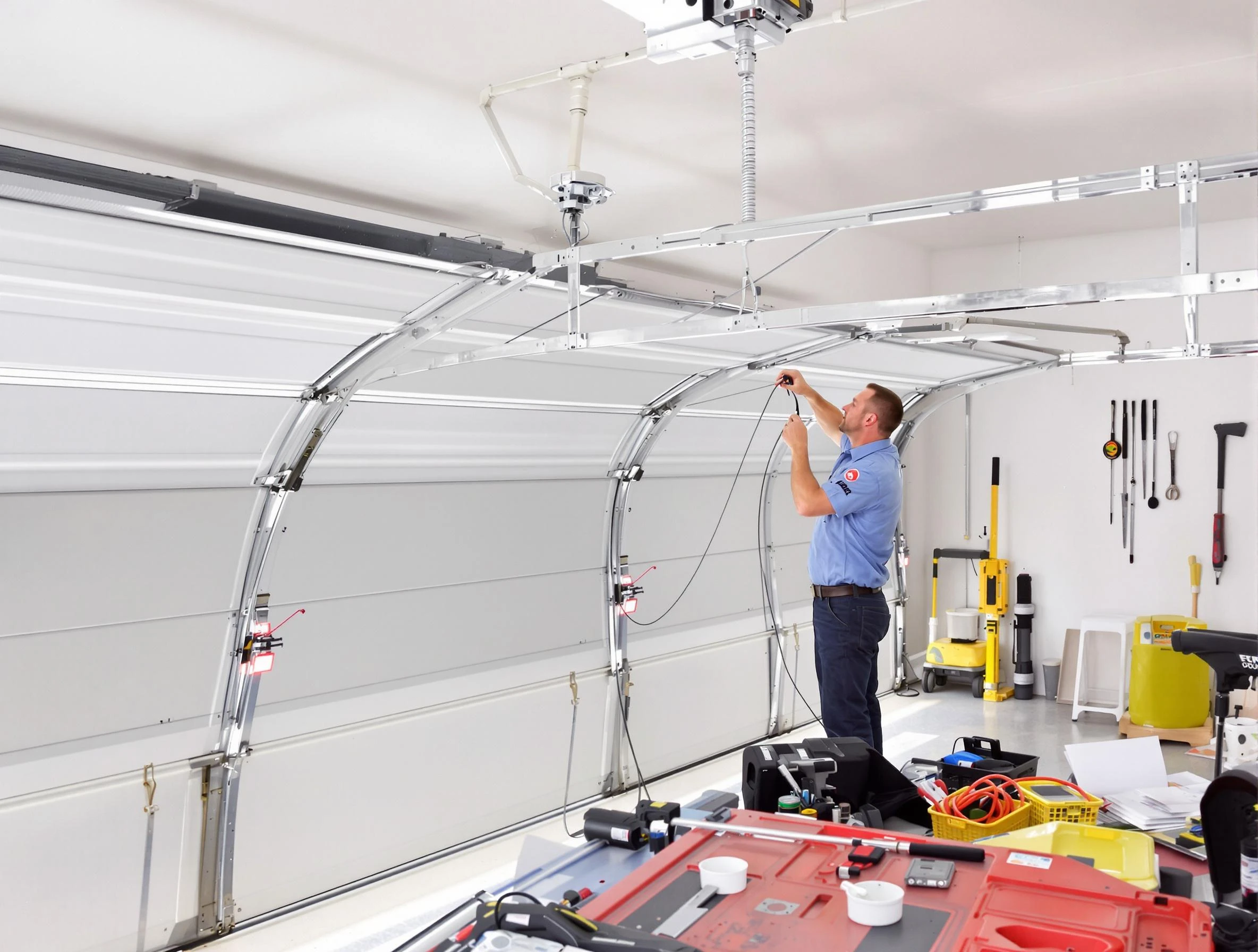 Garage door cable repair service by Park City Garage Door Repair in Park City